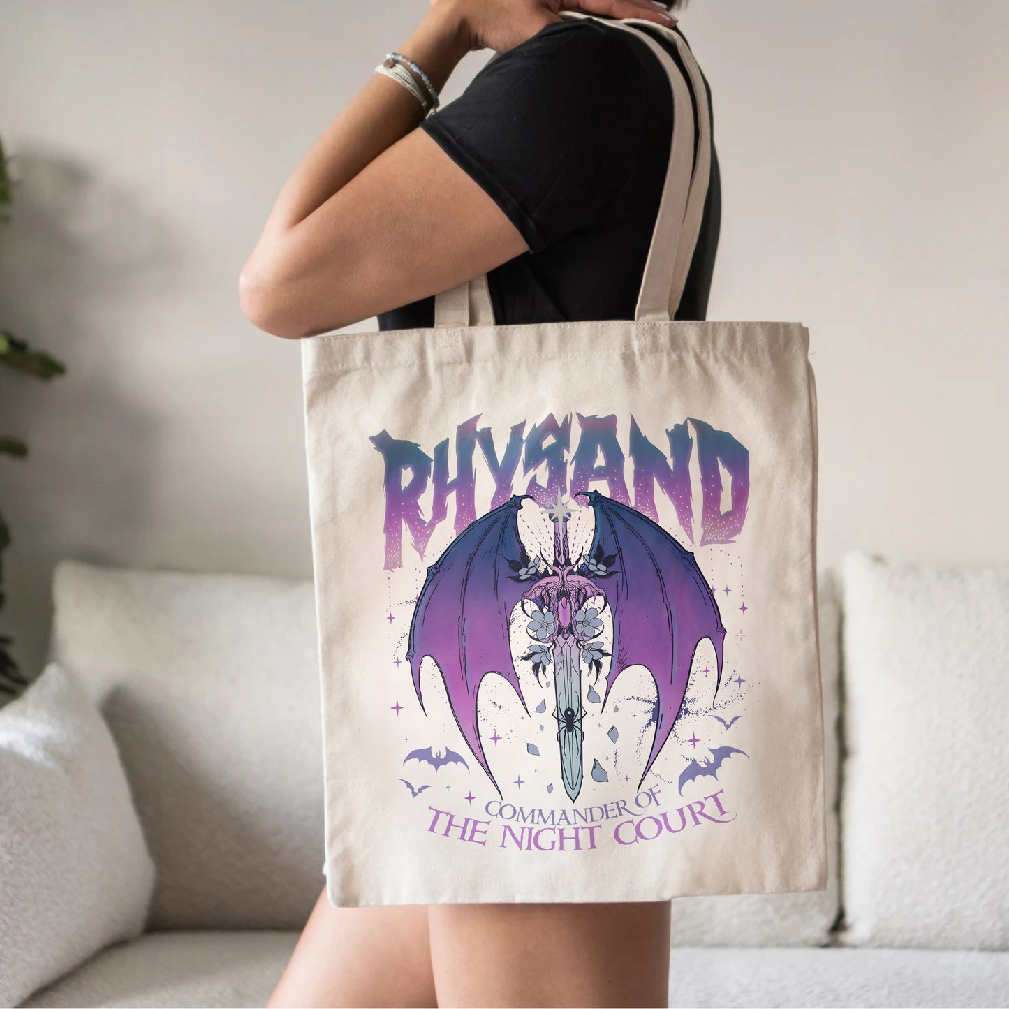 Rhysand Tote Bag – Night Court Commander