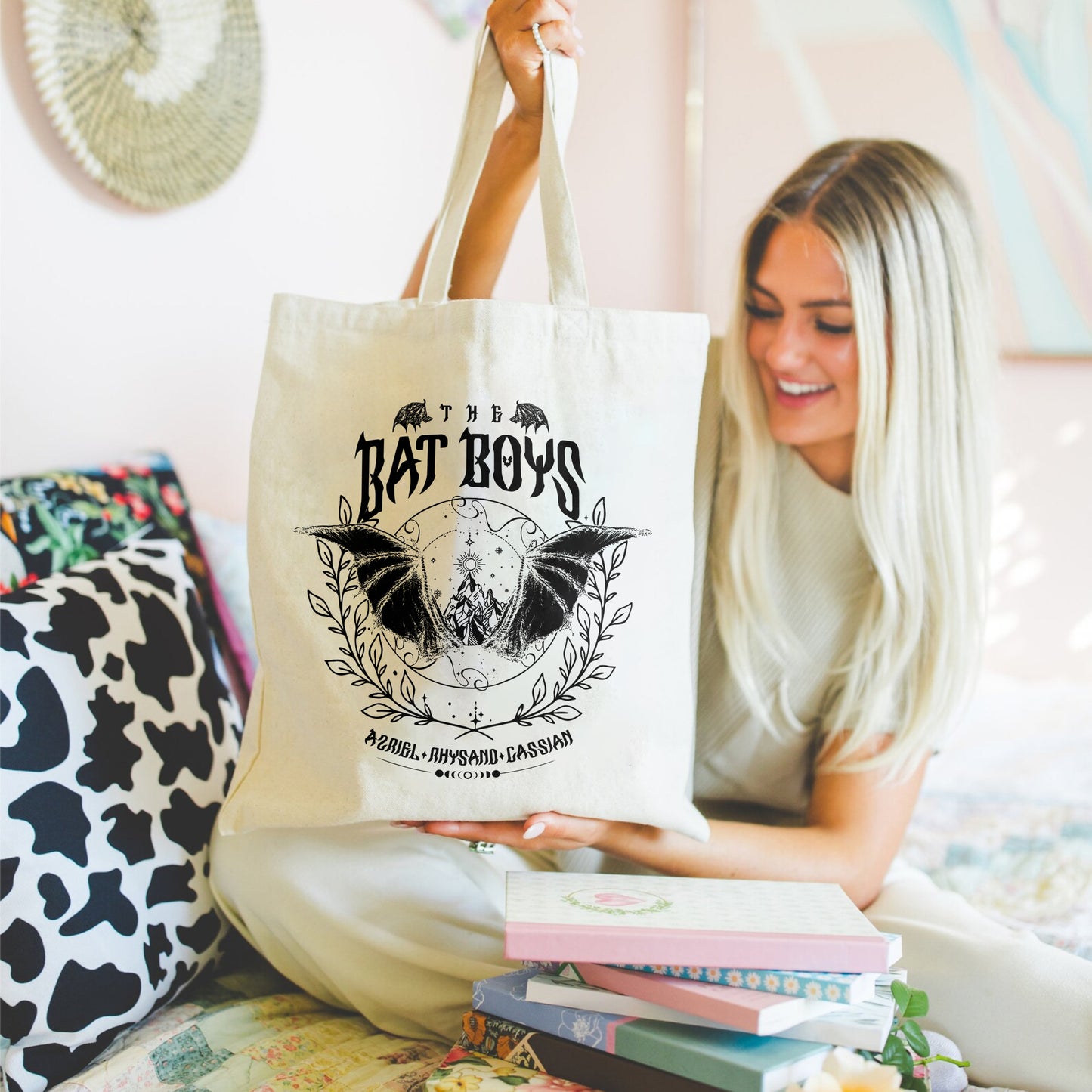 The Bat Boys Tote Bag – ACOTAR Inspired Design