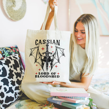 Cassian Tote Bag – Lord of Bloodshed ACOTAR Warrior Gift