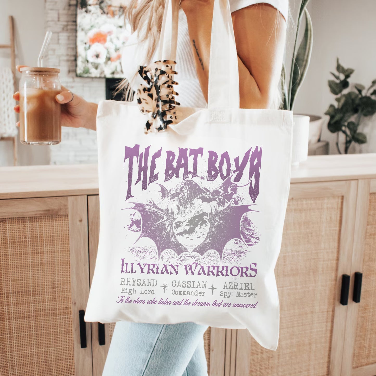 The Bat Boys Tote Bag – ACOTAR Illyrian Warriors
