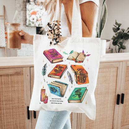 ACOTAR Series Book Tote – Fantasy Reader Aesthetic Bag