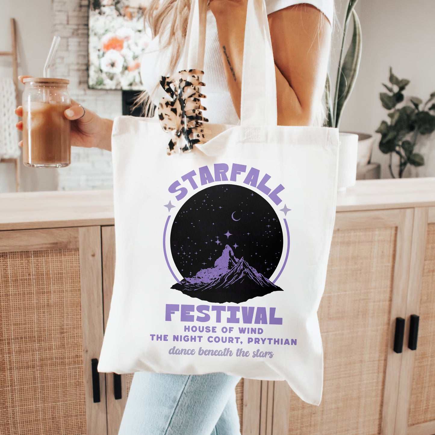Starfall Festival Tote – Night Court Bookish Bag