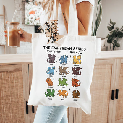 Empyrean Series Tote Bag – Fourth Wing Dragon Squad