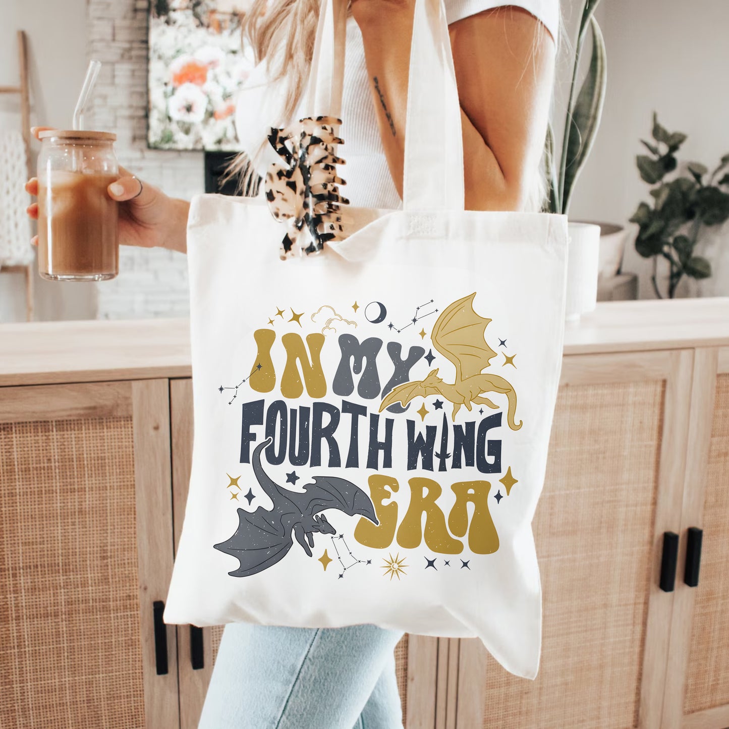 Fourth Wing Era Tote – Dragon Reader Vibes