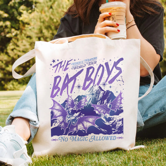 Bat Boys Tote – ACOTAR Wings & Weapons Tour Bag