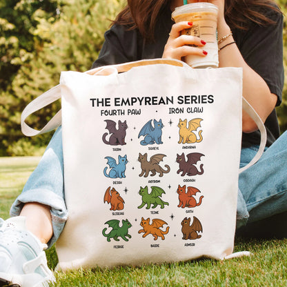 Empyrean Series Tote Bag – Fourth Wing Dragon Squad