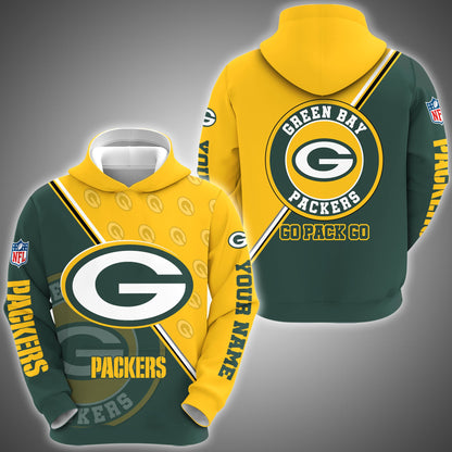 Green Bay Packers Combo Hoodie And Sweatpants Custom Your Name, Sport Clothings, Sport Gifts ETRG-62940