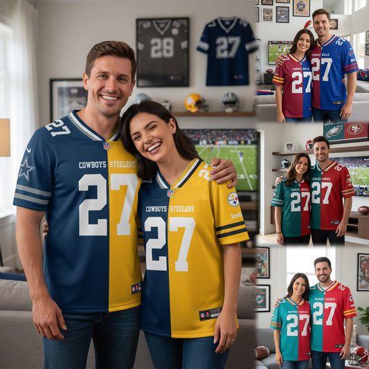 House Divided Vneck Football Jersey Custom Any Teams, Custom Name, Number And Team, House Divided Football Gift ETRG-08253279
