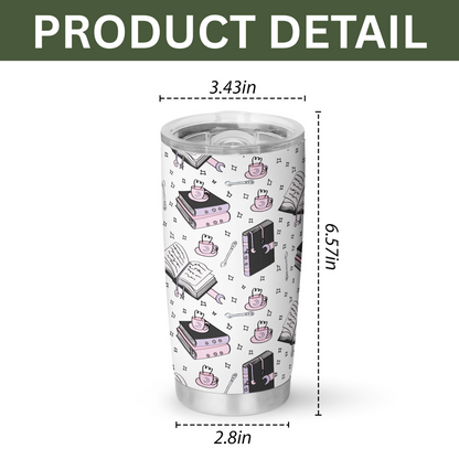 Romantasy Books & Coffee Tumbler