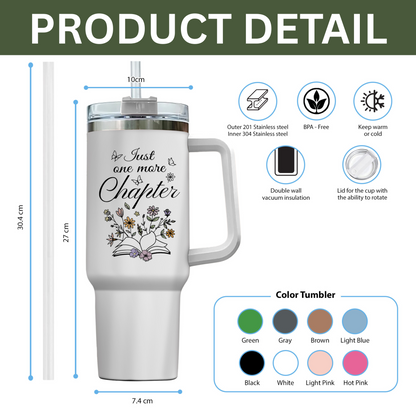 Too Many Books Bookish Tumbler