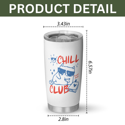 Chill Club Bookish Tumbler