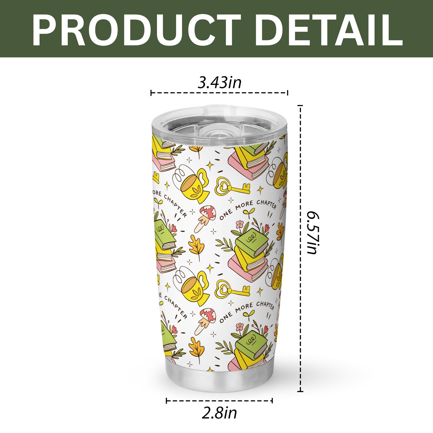 One More Chapter Bookish Tumbler